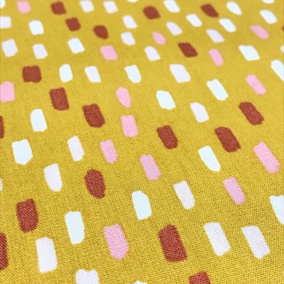Baumwolle | RAIN bunt | senf